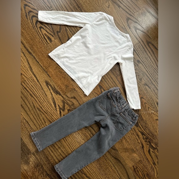 Little Girl 5T Heart Outfit - Picture 2 of 4